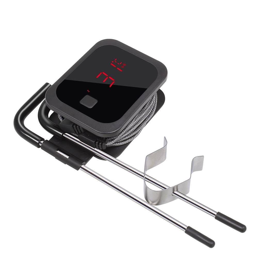 Acciaio Inossidabile Sensore per Griglia Forno Inkbird IBT-2X Wireless Bluetooth BBQ Termometro Barbecue Caldaia Monitor Temperatura Timer Fumatore 